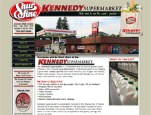 Tablet Screenshot of kennedysupermarket.com